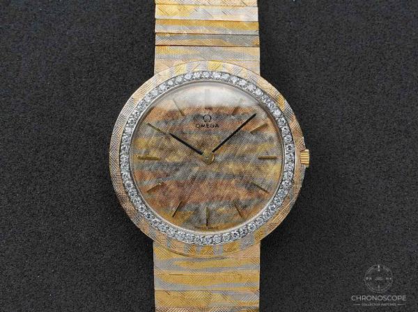 Omega “Trigold” Ultra Silm In 18k Yellow Gold, serviced