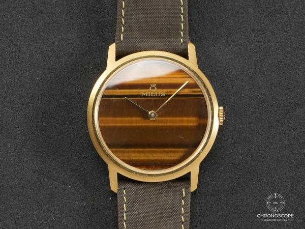  Milus Dress Watch, original Tiger-Eye dial, unpolished